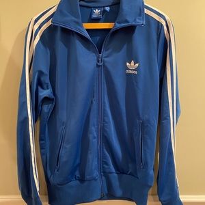 Blue Adidas Zip up Track Sweater